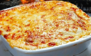 Homemade Italian Homemade Lasagna Bolognese Recipe ready to be baked in the oven