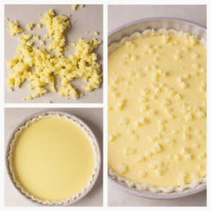 Savory Cheese Tart Recipe Preparation Steps
