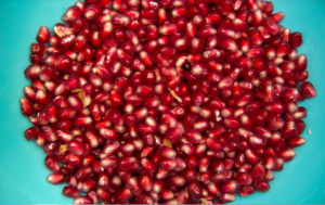 fresh pomegranate seeds for pomegranate jam recipe