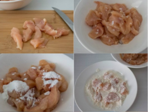 step by step homemade crispy chicken nuggets preparation