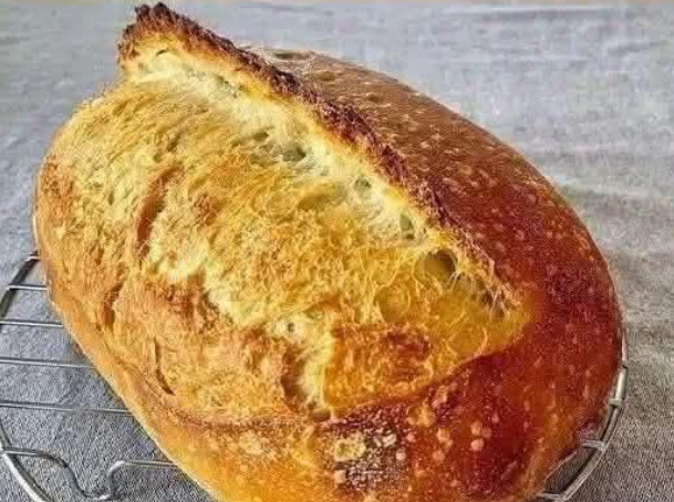 Classic homemade bread with soft crumb and golden crust