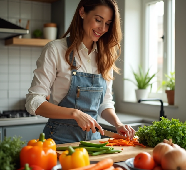 time saving kitchen hacks with organized ingredients in modern kitchen