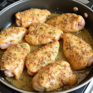 Marinating chicken for chicken tikka masala recipe with yogurt and spices
