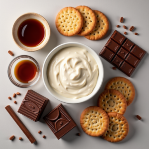 chocolate dessert ingredients 3 items