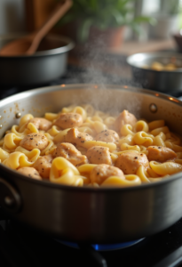 easy one pot creamy chicken pasta recipe