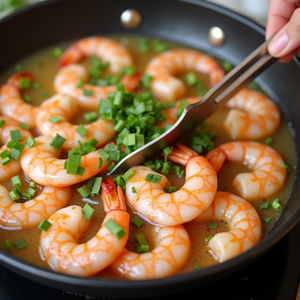 preparing crispy shrimp garlic cigars filling with shrimp garlic and herbs
