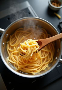cooking pasta mistake using small pot