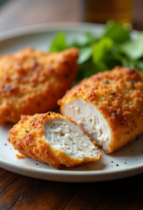 sliced air fryer chicken breast healthy meal