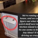 Fold-down Kitchen Island Cookbook Holder with two metal page clips