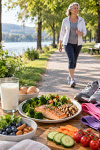 Balanced lifestyle supporting bone health alongside Vitamin D Deficiency and Bone Pain care