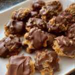 Pecan Dandy Dos with toasted pecans and chocolate topping