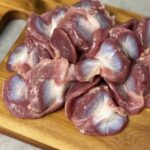Are Chicken Gizzards Healthy with fresh chicken gizzards prepared for cooking
