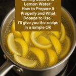 baking soda and lemon water drink with fresh lemon slices