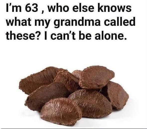 old fashioned chocolate candy pieces from childhood memories