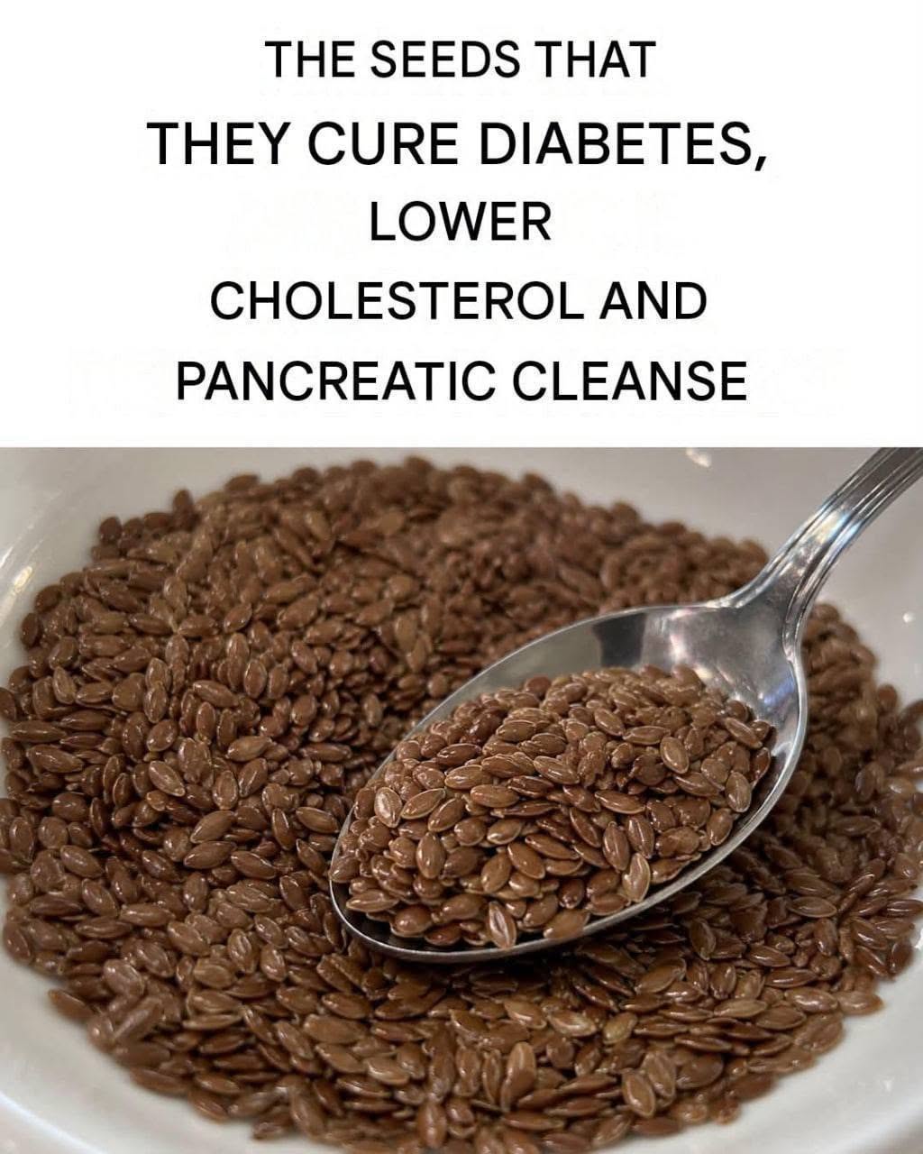 Brown flaxseeds in a spoon illustrating flaxseed benefits, nutrition, and common health claims.