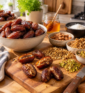 preparing dates for recipes showing dates health benefits
