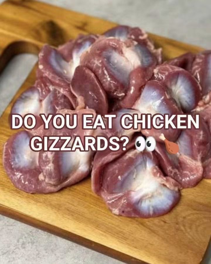 Are Chicken Gizzards Healthy with fresh chicken gizzards prepared for cooking
