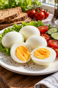 Benefits of eating hard-boiled eggs