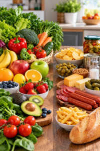 Healthy foods and stomach cancer risk factors