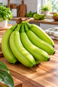 Green banana with resistant starch