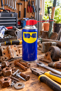 WD-40 can and surprising household uses