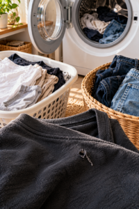 holes in clothes from laundry and fabric wear